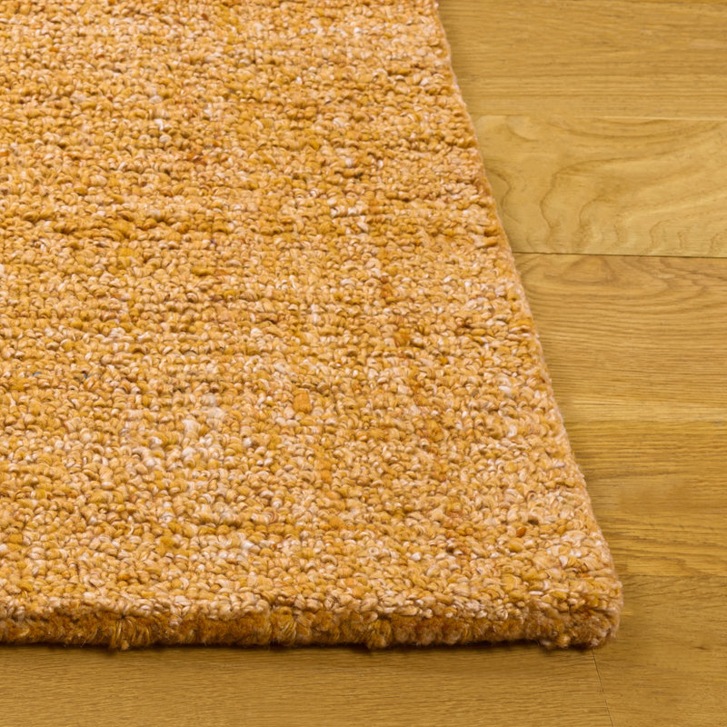 Abstract Hand Tufted Performance Solid Color Indoor Rug, Rectangle 3' x 5'