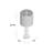 Ensemble de lampes de table en cristal 23 po Jennieve