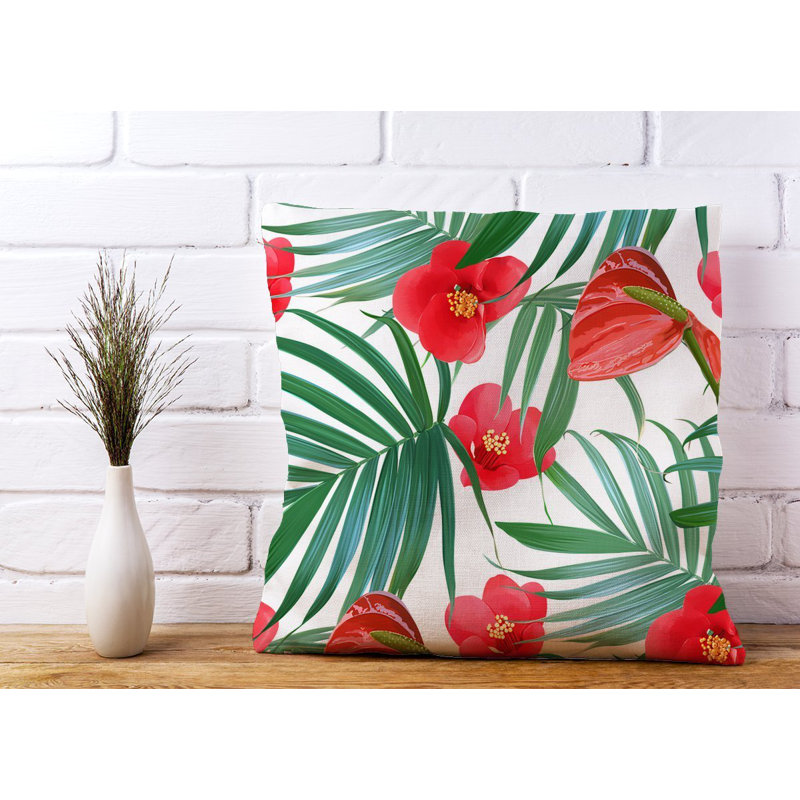 Debden Floral Square Cushion