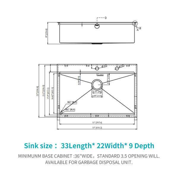 Dimensions du produit