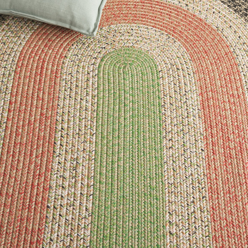 Tapis d'intérieur / extérieur lavable à la machine performance à chevrons Whiddon, Ovale 5 pi x 8 pi