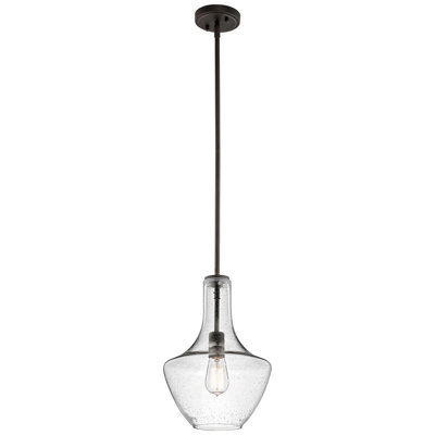Plewak 1 - Light Chrome Teardrop Pendant