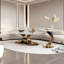Table basse moderne simple ovale-104977459-104977458