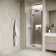 Ausa 36" x 72" Semi-Frameless Bi-Fold Shower Door with CrystalTech Treated 1/4" Tempered, Clear Glass