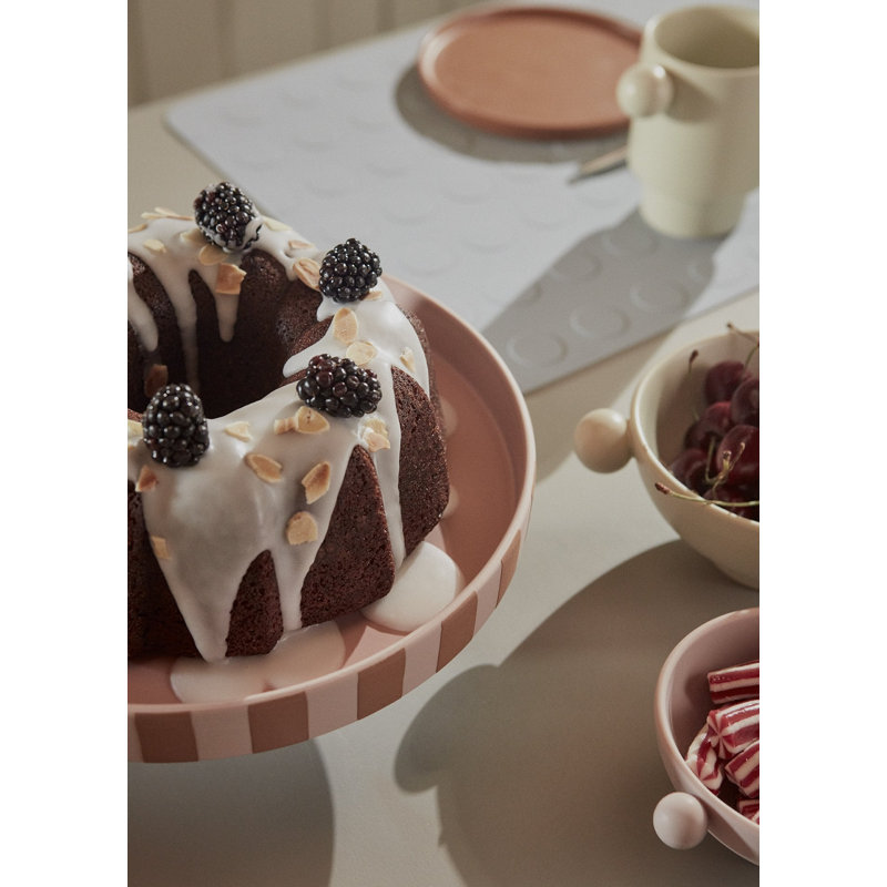 Dotto Silicone Rectangle Placemats, Clay