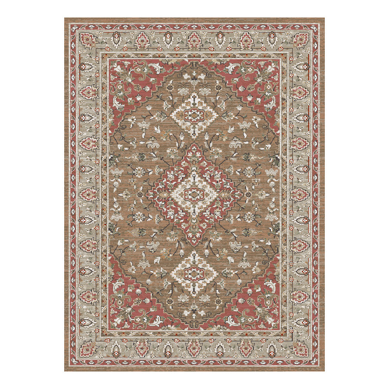 Plymouth Altan Brown Traditional Oriental Area Rug, Runner 2' x 7'7"