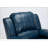 Charlotte Navy Blue Leather Gel Recliner