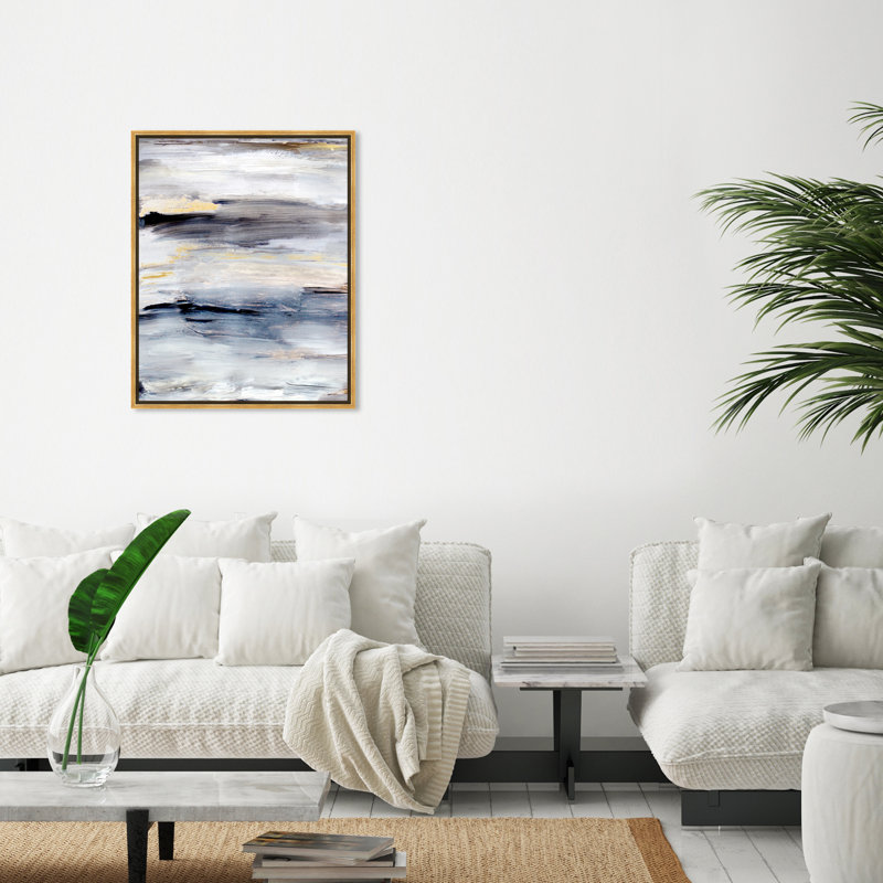 Pacific Waves Painting, Wrapped Canvas, 20" H x 16" W