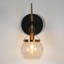 Loram Iron Small  Armed Sconce-1367511263