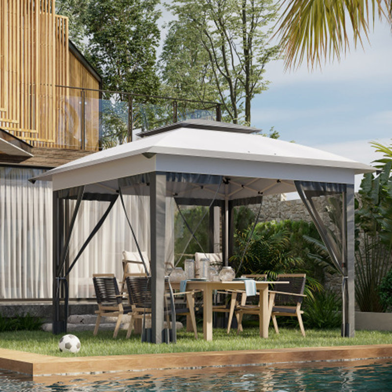 Pop Up Canopy Tent with Netting and Carry Bag