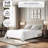 Virginia Upholstered Platform Bed Frame Bed with Button Tufted-434368652-434368655