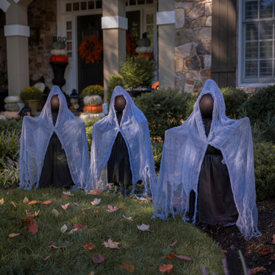 Piquet de jardin d'Halloween illuminé
