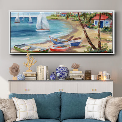 Antiqua Holiday- Framed Canvas