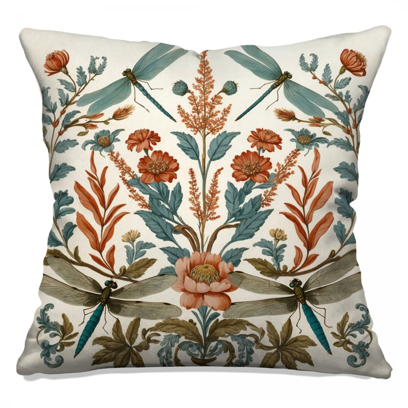 Coussins Dragonfly, 20 x 20 pouces