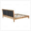 Cadre de lit en bois de pin de qualité supérieure avec tête de lit, design moderne Mid-Century pour un sommeil élégant et confortable-727544557-727544546