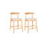 Ensemble de 2 tabourets de comptoir rembourrés-1046887382-1046887381