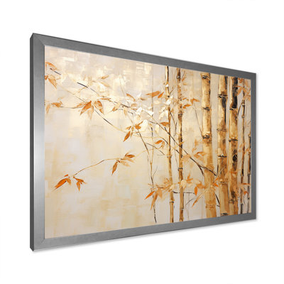 " Blue And Gold Zen Moment Bamboo "