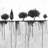 Ink Bleeding Trees - Livingroom Landscapes Framed Canvas Decor