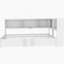 Lit de jour en métal avec lit gigogne, armoires de rangement et ports USB, blanc-1113110492