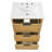 24" Freestranding Single Bathroom Vanity with Ceramic Top