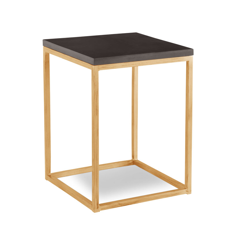Chaplin Solid Wood End Table, Wheat, Tuscan Gold