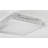 Miyamoto Modern 1 Light Chrome Crystal Square Flush Mount-28783564