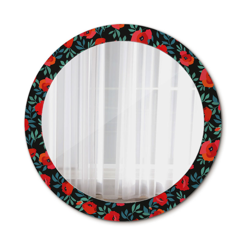 Huldar Glass Flat Wall Mirror, 80cm x 80cm