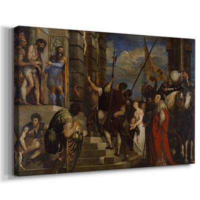 Ecce Homo-Titian (Tiziano Vecelli) - Toile tendue avec châssis-1543