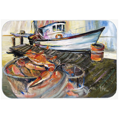 Crab Trap Glass Cutting Board
