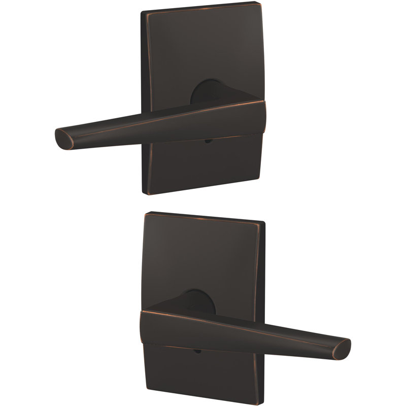 Eller Non-Turning Lever with Century Trim, Aged Bronze