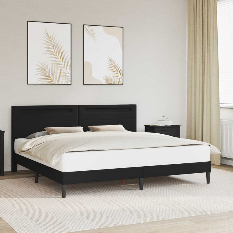 Bed Frame, Super King (6'), Black