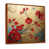 Toile avec cadre flottant brun