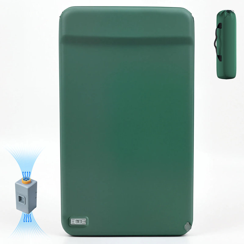 Cot, 198cm H x 125cm W x 8cm D, Blue