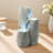 3-Tier Resin White Geometric Fountain With LED Lighting
