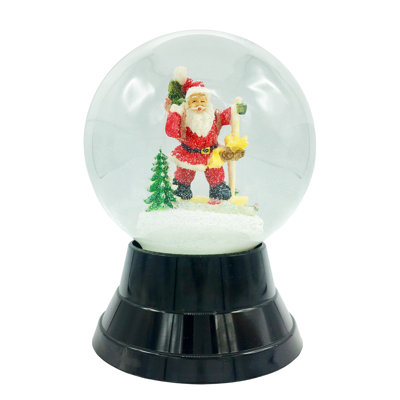  Snowglobe-Large Santa Snow Ball Traditional