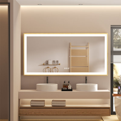Aluminium Rectangle Wall Mirror