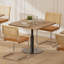 Ensemble de 2 chaises de salle à manger en rotin naturel-1338531603