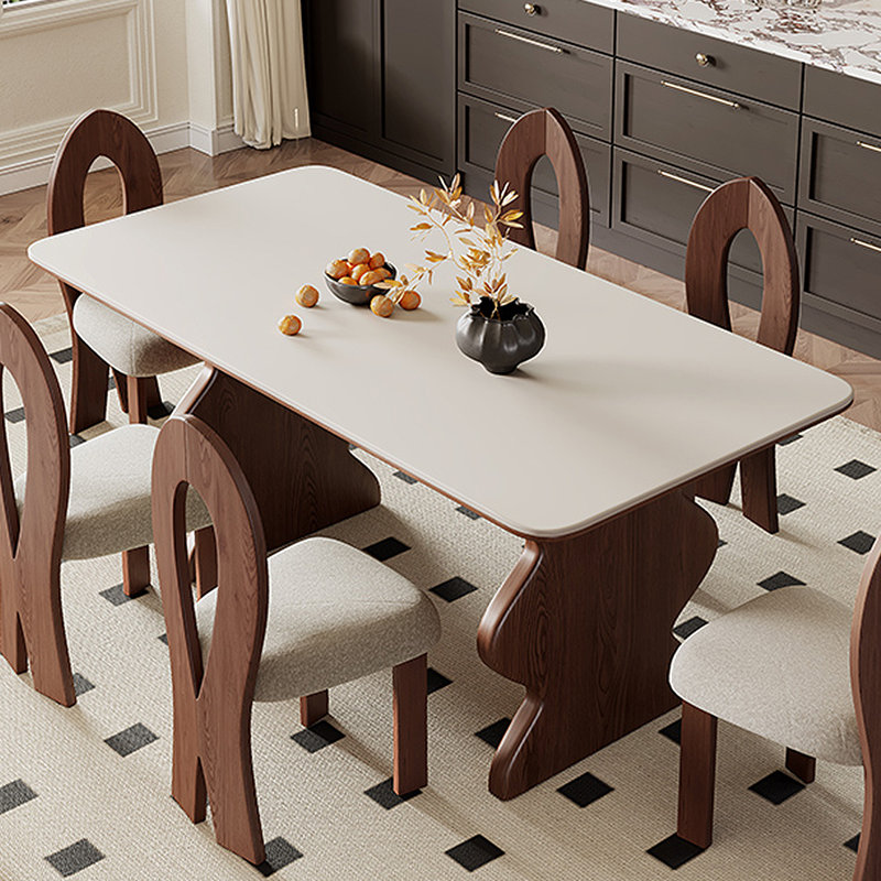 4 - Person Double Pedestal Dining Set, 29.53" H x 70.87" L x 35.43" W