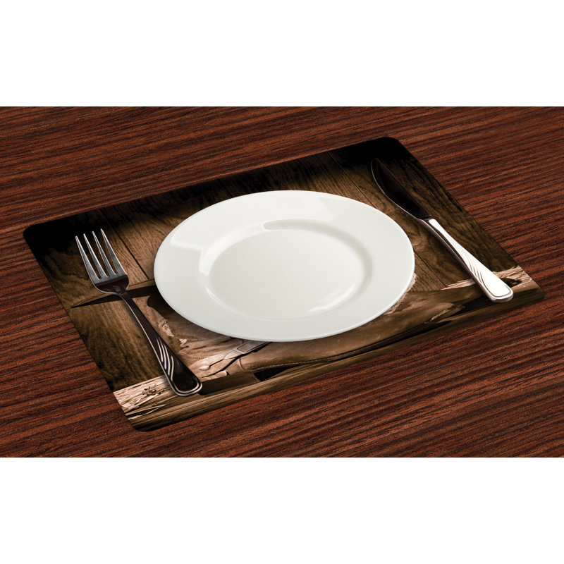 Polyester Abstract Rectangle Placemat