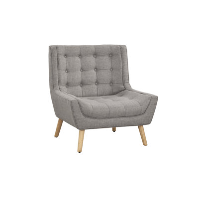 Melstone Sheridan Biscuit Button Tufted Armless Side Chair