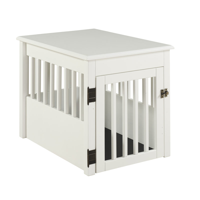 Cage pour animaux Daniella, Blanc, H 24 po x l 21 po x p 30 po