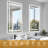 40x32" Frameless LED Bathroom Mirror,Smart Mirror