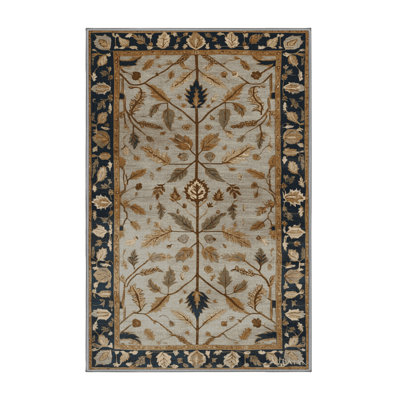 Machine Washable Turkish Gray Area Rug