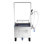 Filtre mobile pour friteuse, capacité du réservoir d'huile, système de filtration de l'huile avec une vitesse de filtration de l'huile de 10 L / min, système de filtration mobile de l'huile de friture avec roues pivotantes, tuyau à huile pour les ent