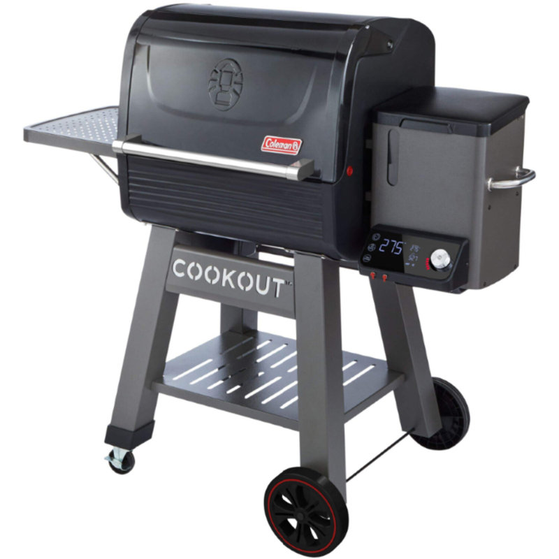 Gril de 1000 granules Coleman Cookout avec 1035 pieds carrés Dans la surface de cuisson, contrôleur numérique DEL, minuterie