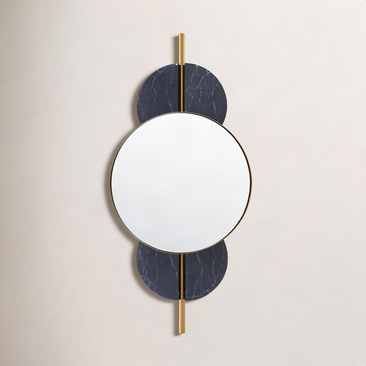 Lori 16" Accent Mirror, Black