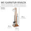 Rivalta Free-Standing Toilet Brush and Holder