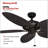 Duval 52" Indoor/Outdoor Ceiling Fan-856270122