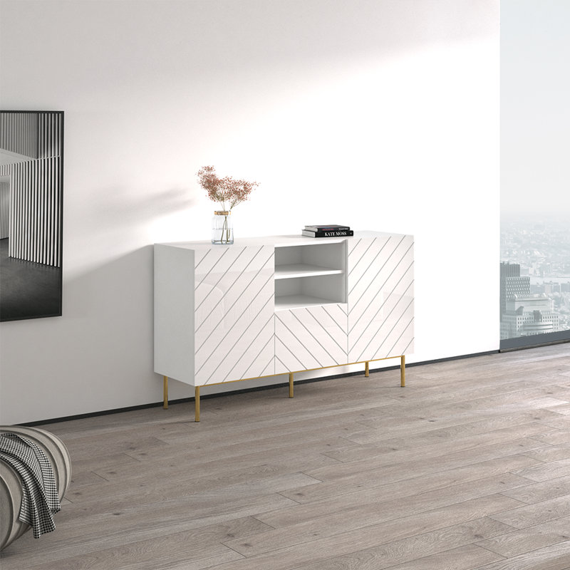 Buffet blanc 59,1 po Abeto, Blanc