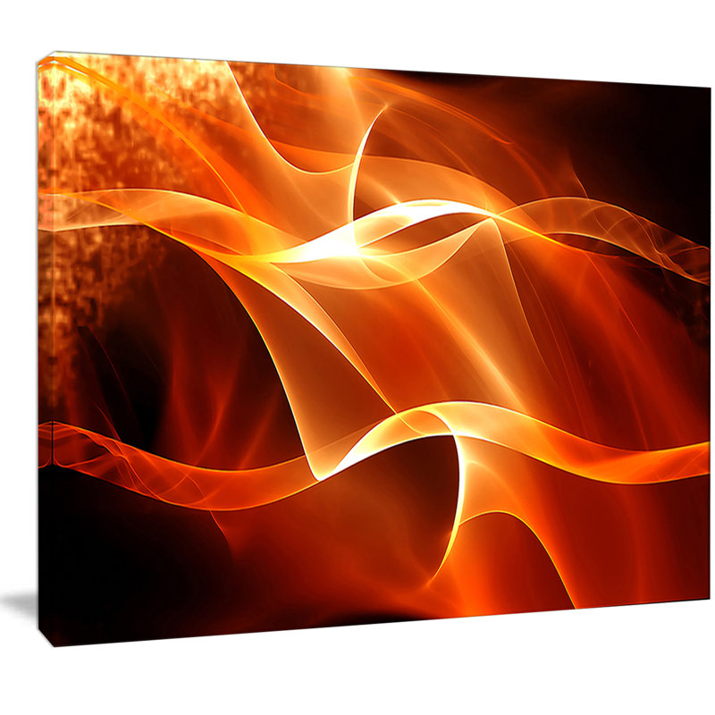 «Abstract Fractal Waves», impression sur toile tendue, H 30 po x l 40 po x 1,5 po